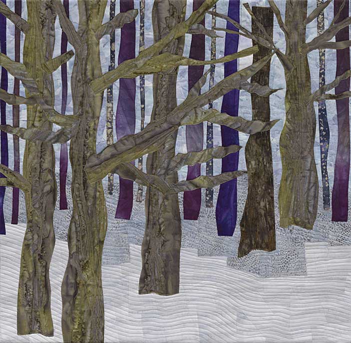 Winter in the Woods by Donna Radner