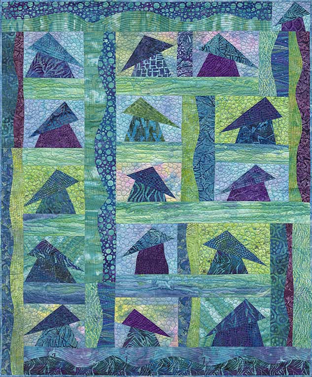 Dancing Houses by the Sea by Donna Radner