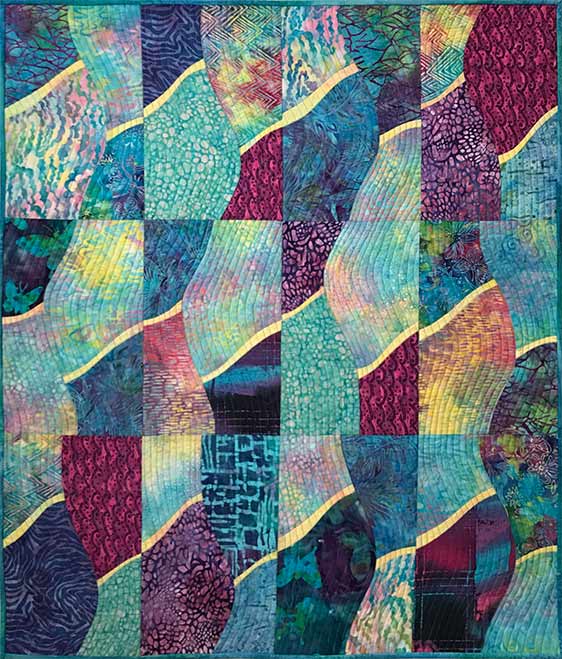 Flowing Waves by Donna Radner