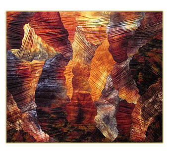 Twisting Canyons 1 by Donna Radner